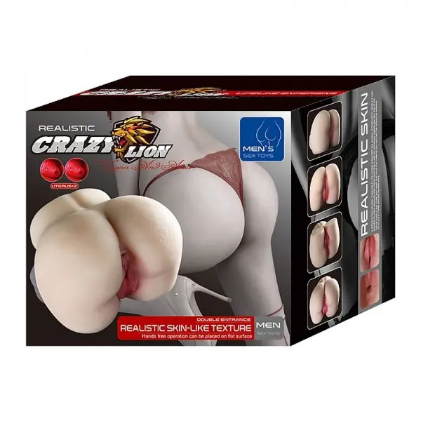 Masturbador Masculino Formato Bunda com Vagina e Ânus Silk Touch Masturbador Masculino Formato Bunda com Vagina e Ânus Silk Touch