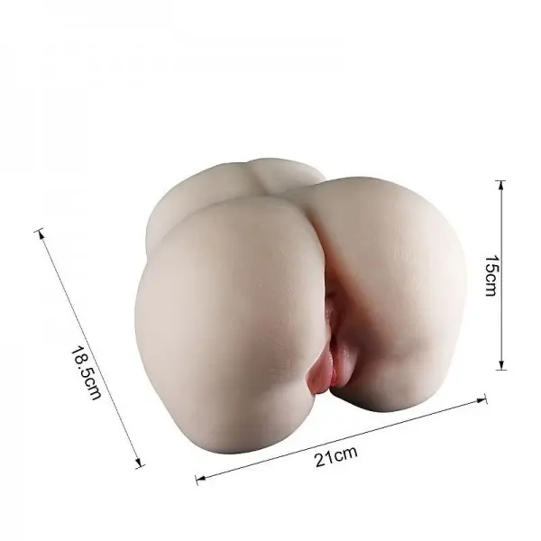 Masturbador Masculino Formato Bunda com Vagina e Ânus Silk Touch Masturbador Masculino Formato Bunda com Vagina e Ânus Silk Touch