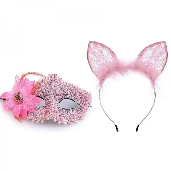 Kit Raposa Misteriosa com 5 Peças Rosa