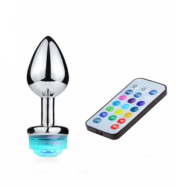 Plug Anal com Led Tamanho Grande 13 Cores Plug Anal com Led Tamanho Grande 13 Cores