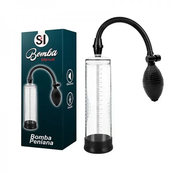 Bomba Peniana Manual com Pêra Bomba Peniana Manual com Pêra