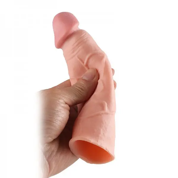 Capa Peniana em Cyber Skin 15,5 x 3 cm Capa Peniana em Cyber Skin 15,5 x 3 cm