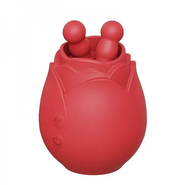 Vibrador de Clitóris Rosa com Movimentos 360 Graus Multivelocidade Vibrador de Clitóris Rosa com Movimentos 360 Graus Multivelocidade