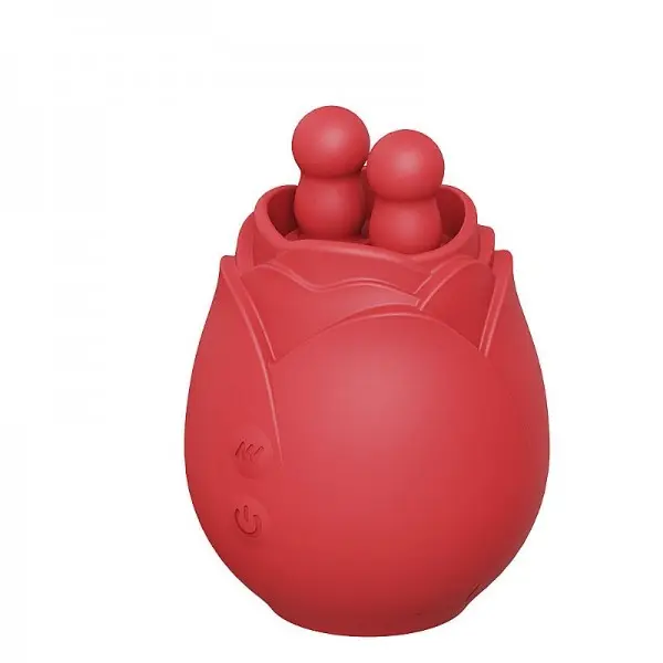 Vibrador de Clitóris Rosa com Movimentos 360 Graus Multivelocidade Vibrador de Clitóris Rosa com Movimentos 360 Graus Multivelocidade