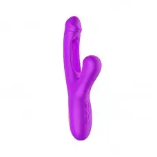 Vibrador de Ponto G com Sugador de Clitóris e Dedilhar Leny Vibrador de Ponto G com Sugador de Clitóris e Dedilhar Leny
