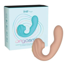 Orgasmic Vibrador de Ponto G e Sugador de Clitóris com Impulso Linha Intt Wellness