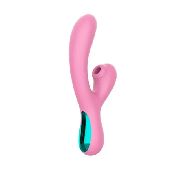 Oasis Vibrador de Ponto G com Sugador de Clitóris Linha Vibra Collors Oasis Vibrador de Ponto G com Sugador de Clitóris Linha Vibra Collors