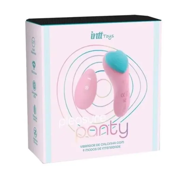 Calcinha Vibratória Pleasure Panty com Controle Remoto Linha Wellness Intt Calcinha Vibratória Pleasure Panty com Controle Remoto Linha Wellness Intt