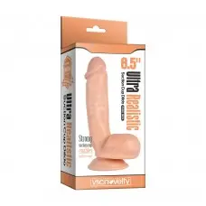Pênis Ultra Realsítico com Ventosa e Escroto 21 x4,5 cm Pênis Ultra Realsítico com Ventosa e Escroto 21 x4,5 cm
