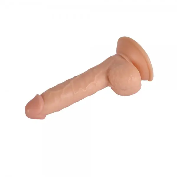 Pênis Ultra Realístico Ventosa e Escroto 18,7 x 3,5 cm