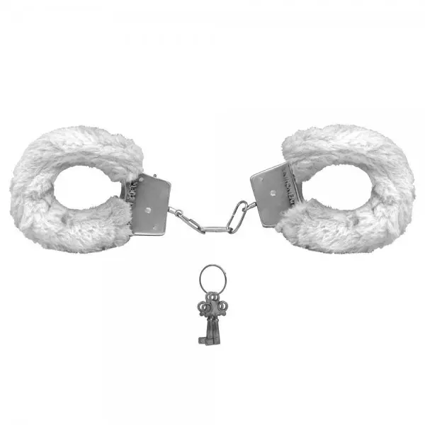 Algemas de Metal com Pelúcia Linha Hand Cuffs