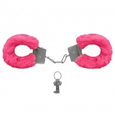 Algemas de Metal com Pelúcia Linha Hand Cuffs Algemas de Metal com Pelúcia Linha Hand Cuffs