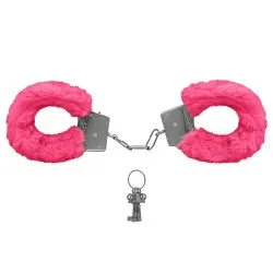 Algemas de Metal com Pelúcia Linha Hand Cuffs Algemas de Metal com Pelúcia Linha Hand Cuffs
