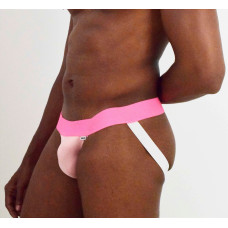 Cueca Jockstrap em Tons de Rosa