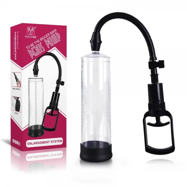 Bomba Peniana Manual Pênis Pumb com Manopla