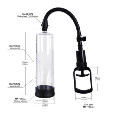 Bomba Peniana Manual Pênis Pumb com Manopla