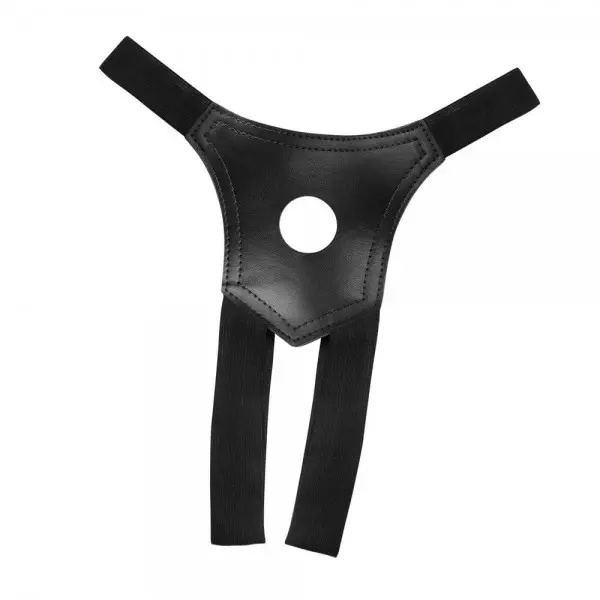 Cinta Peniana em Couro Sintético com Elástico