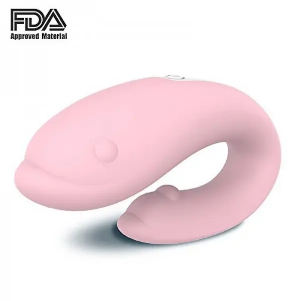 Vibrador de Casal Recarregável Golfinho Winter Vibrador de Casal Recarregável Golfinho Winter