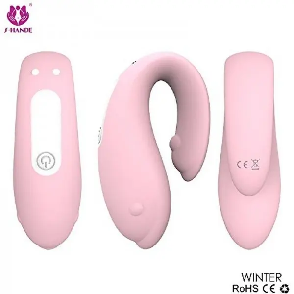 Vibrador de Casal Recarregável Golfinho Winter Vibrador de Casal Recarregável Golfinho Winter
