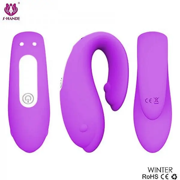 Vibrador de Casal Recarregável Golfinho Winter Vibrador de Casal Recarregável Golfinho Winter