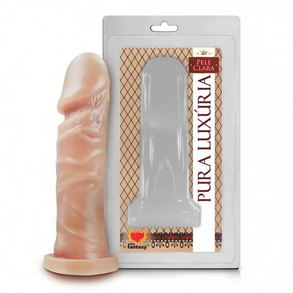Pênis Realístico sem Escroto Maciço Sexy Fantasy 15,3 x 4,5cm Pênis Realístico sem Escroto Maciço Sexy Fantasy 15,3 x 4,5cm