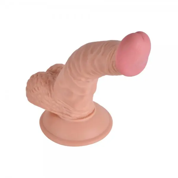 Pênis Realístico Extreme com Ventosa e Escroto 18,5 x 3,3 cm