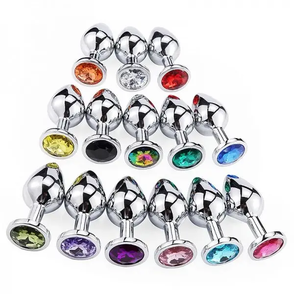 Plug Anal Joia P com Cristal Plug Anal Joia P com Cristal