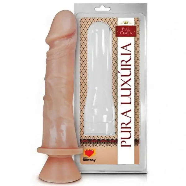 Pênis Realístico sem Escroto com Ventosa Sexy Fantasy 18 x 4,4cm Pênis Realístico sem Escroto com Ventosa Sexy Fantasy 18 x 4,4cm