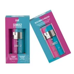 Somos2 Gel Excitante Feminino e Prolongador Masculino Esfria Intt Somos2 Gel Excitante Feminino e Prolongador Masculino Esfria Intt