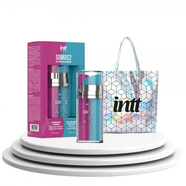 Somos2 Gel Excitante Feminino e Prolongador Masculino Esfria Intt Somos2 Gel Excitante Feminino e Prolongador Masculino Esfria Intt
