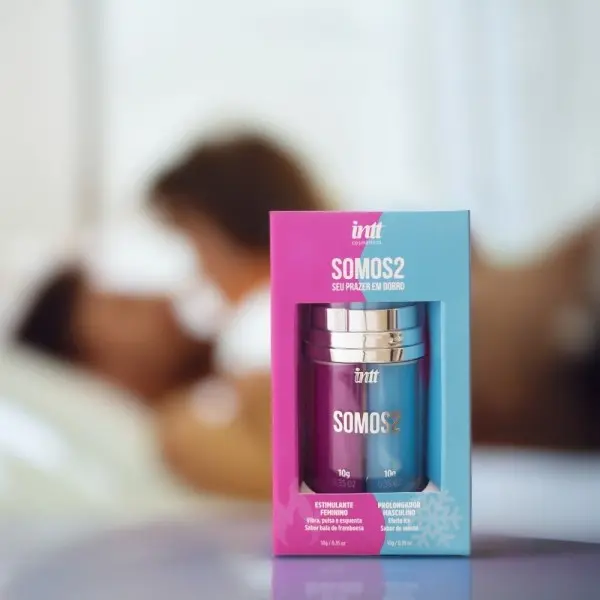 Somos2 Gel Excitante Feminino e Prolongador Masculino Esfria Intt Somos2 Gel Excitante Feminino e Prolongador Masculino Esfria Intt