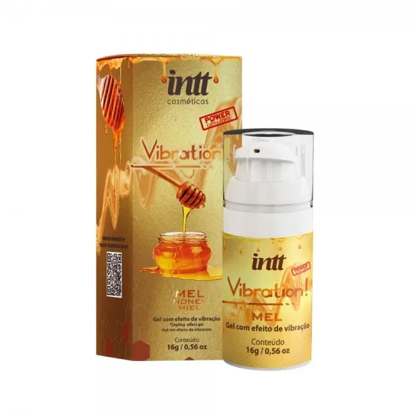 Vibration Gel Excitante que Vibra Power Sabor Mel  Intt Vibration Gel Excitante que Vibra Power Sabor Mel  Intt