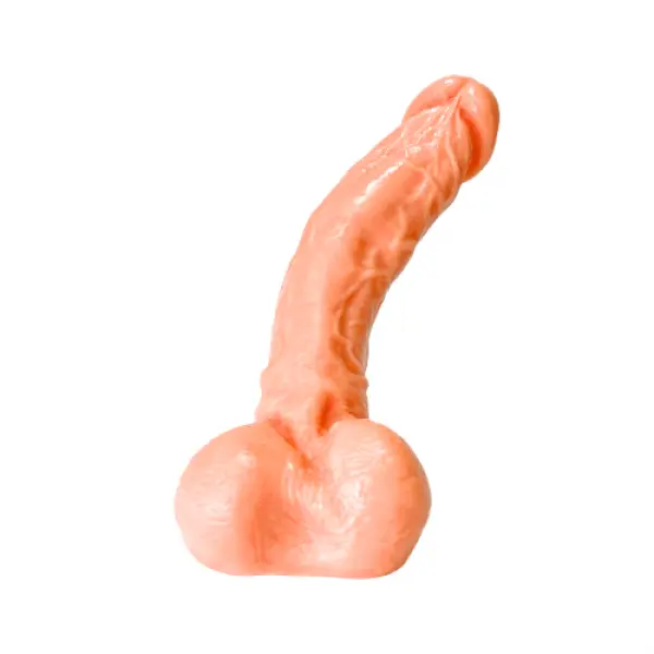 Real 9 Pênis Realístico com Escroto e Vértebra 20x4,5cm Real 9 Pênis Realístico com Escroto e Vértebra 20x4,5cm