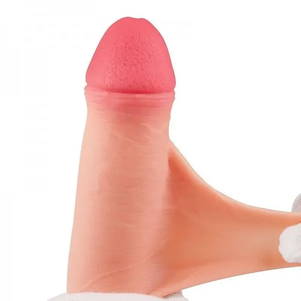 Pênis Realístico com Ventosa Removível sem Escroto de Dupla Camada 16,0 x 4,0cm Pênis Realístico com Ventosa Removível sem Escroto de Dupla Camada 16,0 x 4,0cm