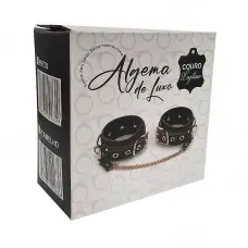 Algema / Tornozeleira com Corrente e Fivela Linha Luxo Algema / Tornozeleira com Corrente e Fivela Linha Luxo