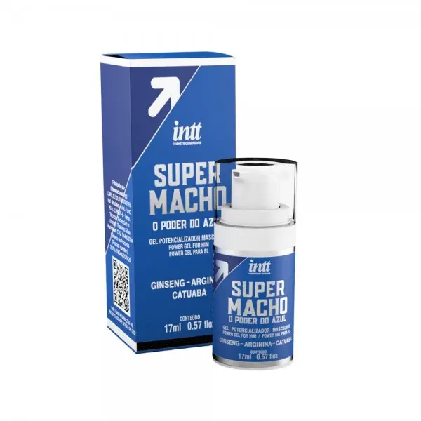 Kit de Excitantes Masculinos Box Super Macho Intt Kit de Excitantes Masculinos Box Super Macho Intt