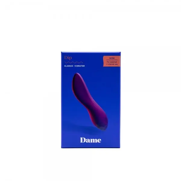 Dip Vibrador em Silicone Aveludado Dame Dip Vibrador em Silicone Aveludado Dame