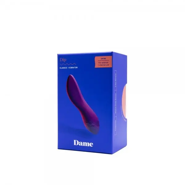 Dip Vibrador em Silicone Aveludado Dame Dip Vibrador em Silicone Aveludado Dame