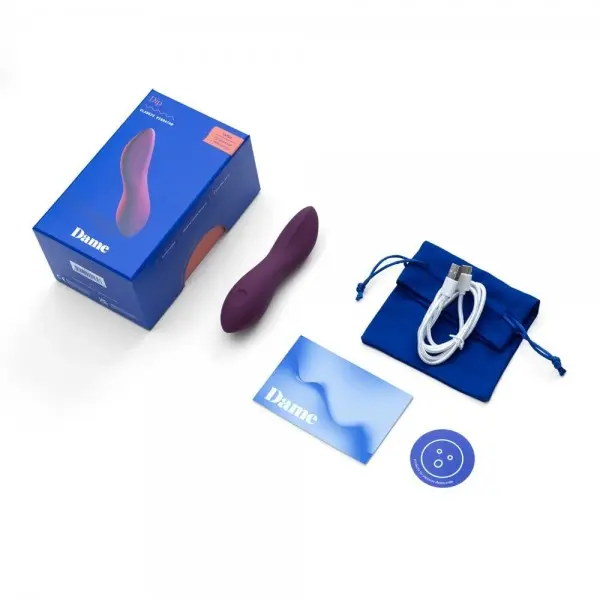 Dip Vibrador em Silicone Aveludado Dame Dip Vibrador em Silicone Aveludado Dame