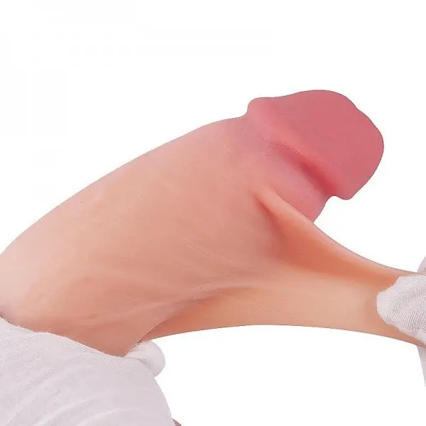 Pênis Realístico Dupla Camada com Ventosa Removível 23,0 x 5,2cm Pênis Realístico Dupla Camada com Ventosa Removível 23,0 x 5,2cm