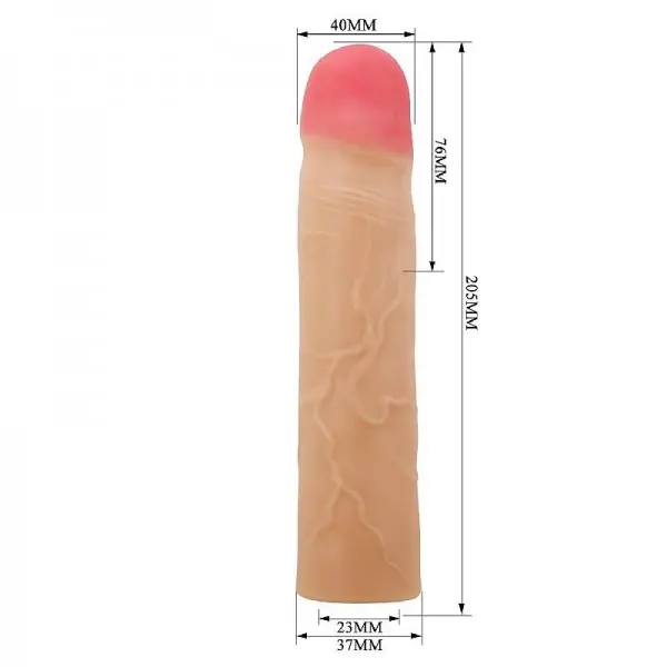 Capa Peniana Pretty Love Kylian 20,5x4,0cm Capa Peniana Pretty Love Kylian 20,5x4,0cm