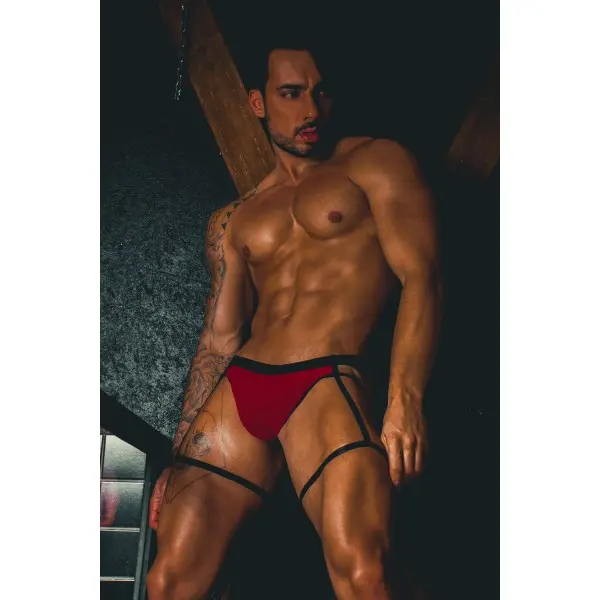 Cueca Masculina Duque Simon com Tiras Atrás Liga e Persex