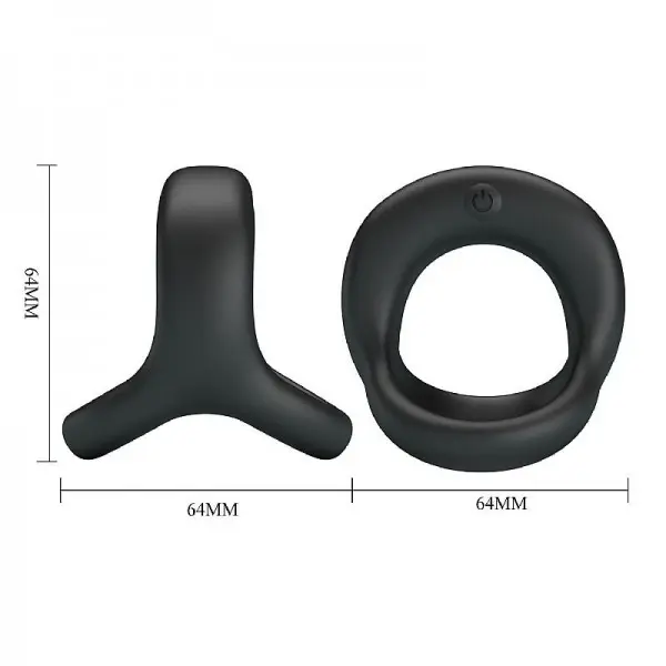 Anel Peniano com Vibrador Recarregável Elliott