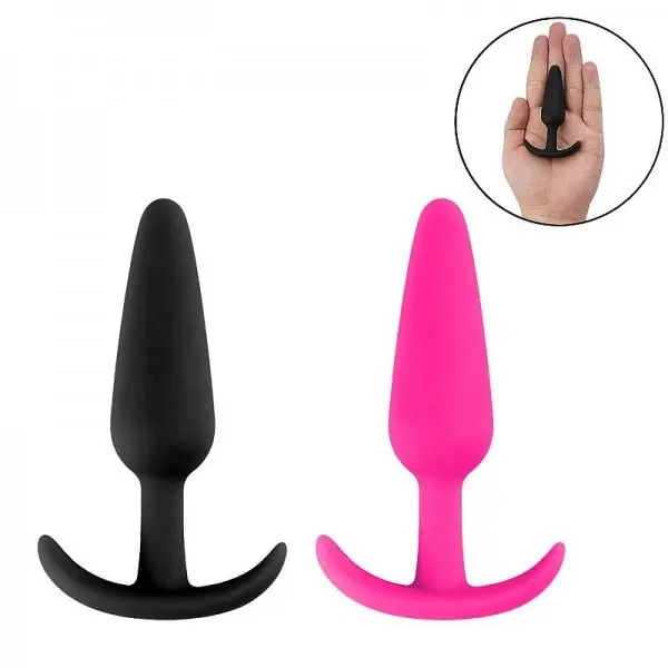 Plug Anal Cônico em Silicone 8,5 x 2,1cm