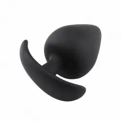 Plug Anal em Silicone Tamanho M 6,7 x 3,5cm