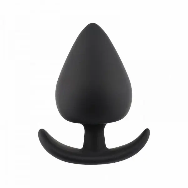 Plug Anal em Silicone Tamanho M 6,7 x 3,5cm