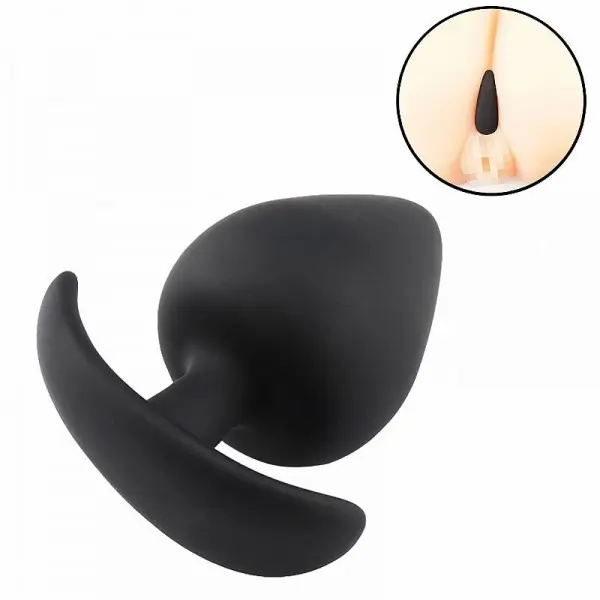 Plug Anal em Silicone Tamanho M 6,7 x 3,5cm
