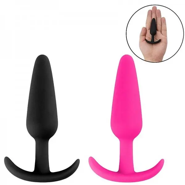 Plug Anal Cônico em Silicone 12,5 x 3,2cm Plug Anal Cônico em Silicone 12,5 x 3,2cm