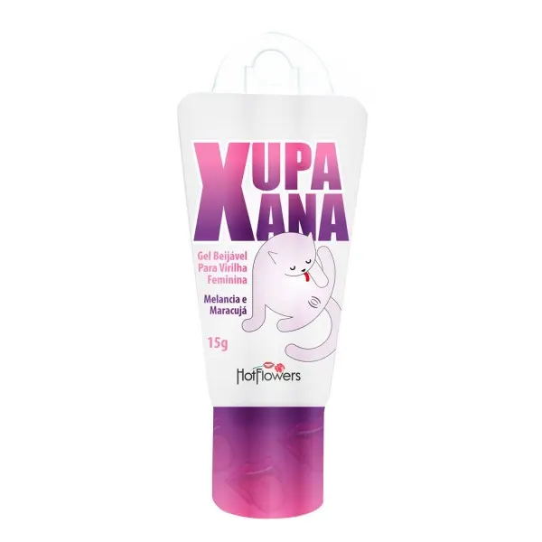 Xupa Xana Gel Beijável Feminino 15g Hot Flowers Xupa Xana Gel Beijável Feminino 15g Hot Flowers