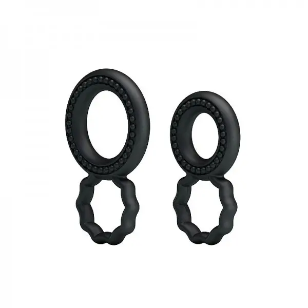 Anel Peniano Duplo com Saliências Ring Pretty Love Anel Peniano Duplo com Saliências Ring Pretty Love